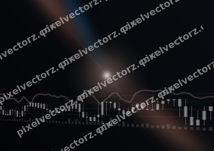 Leuchtender Neon Diagramm Hintergrund in Orange und Türkis