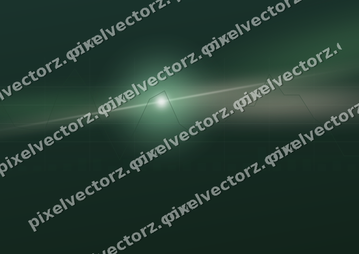 Leuchtender Neon Diagramm Hintergrund in Dunkelgrün und Rot