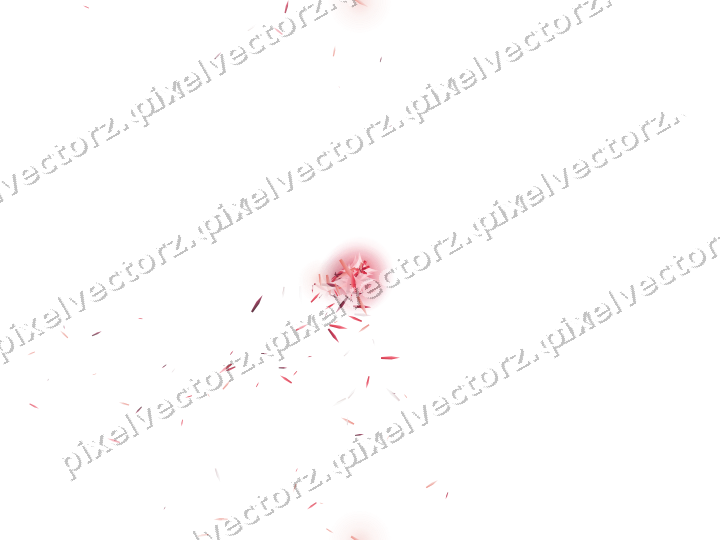 Nahtloser Glitzerfächer aus Splittern in Rosa auf transparentem Grund