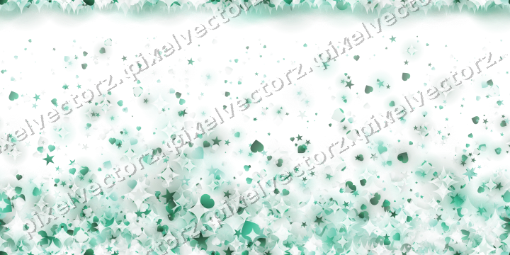 Nahtloser Glitzeraufstieg auf transparentem Grund
