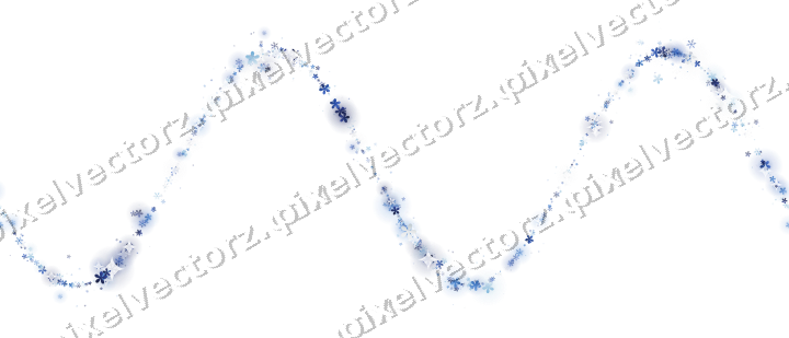 Nahtlose Glitzerwelle in Blau und Türkis auf transparentem Grund