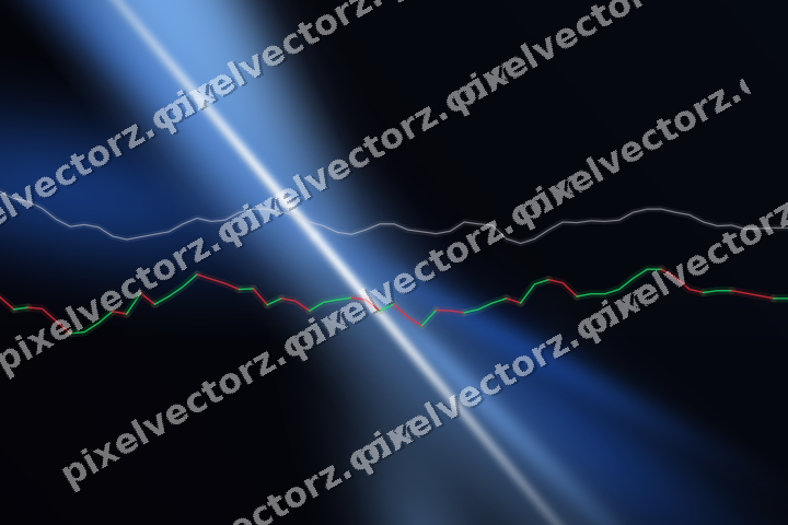 Leuchtender Neon Diagramm Hintergrund in Blau