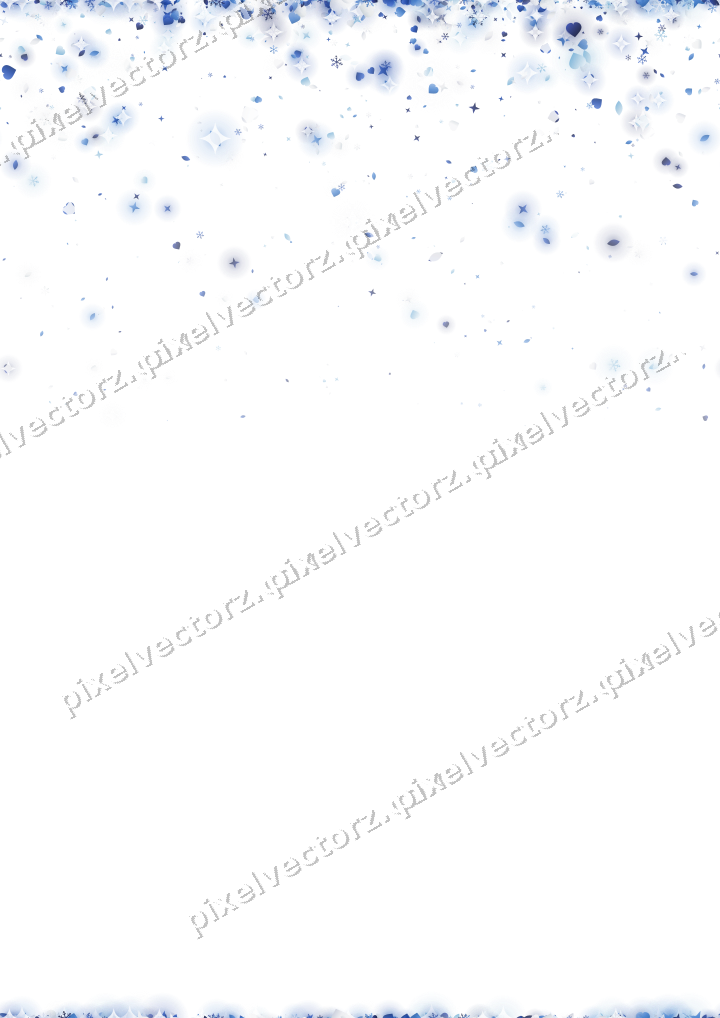 Nahtloser Glitzerregen in Blau und Türkis auf transparentem Grund