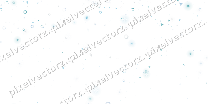Nahtloser Glitzerregen aus Tropfen und Ringen auf transparentem Grund
