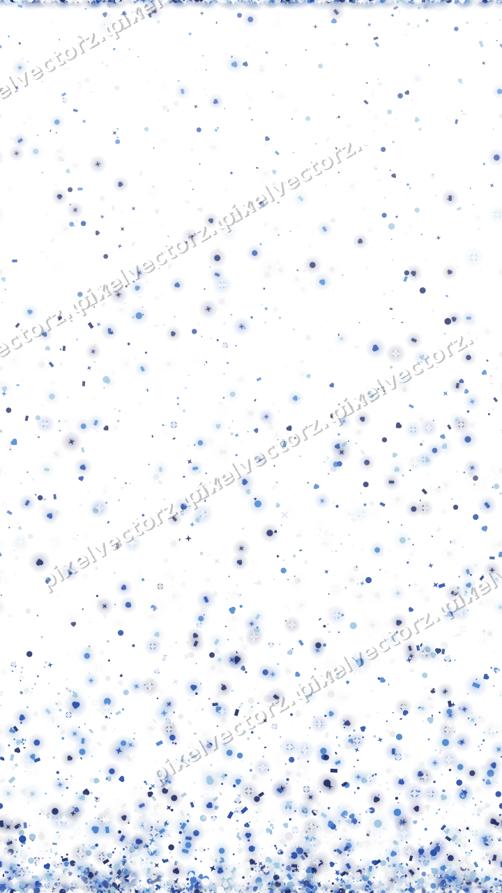 Nahtloser Glitzeraufstieg in Blau und Türkis auf transparentem Grund