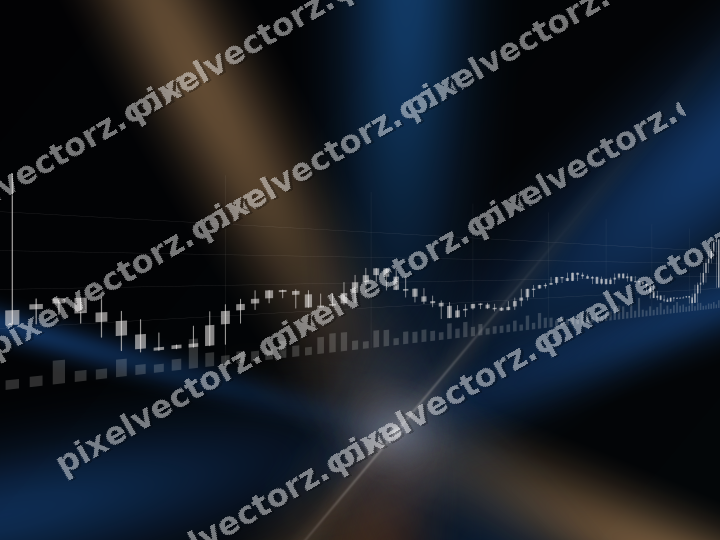 Leuchtender Neon Diagramm Hintergrund in Blau und Orange