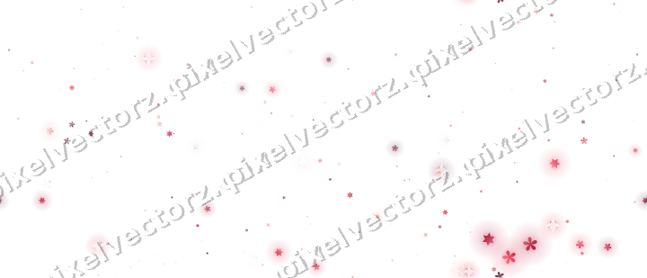 Nahtloser Glitzeraufstieg in Rosa und Rot auf transparentem Grund