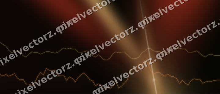 Leuchtender Neon Diagramm Hintergrund in Orange und Bernstein