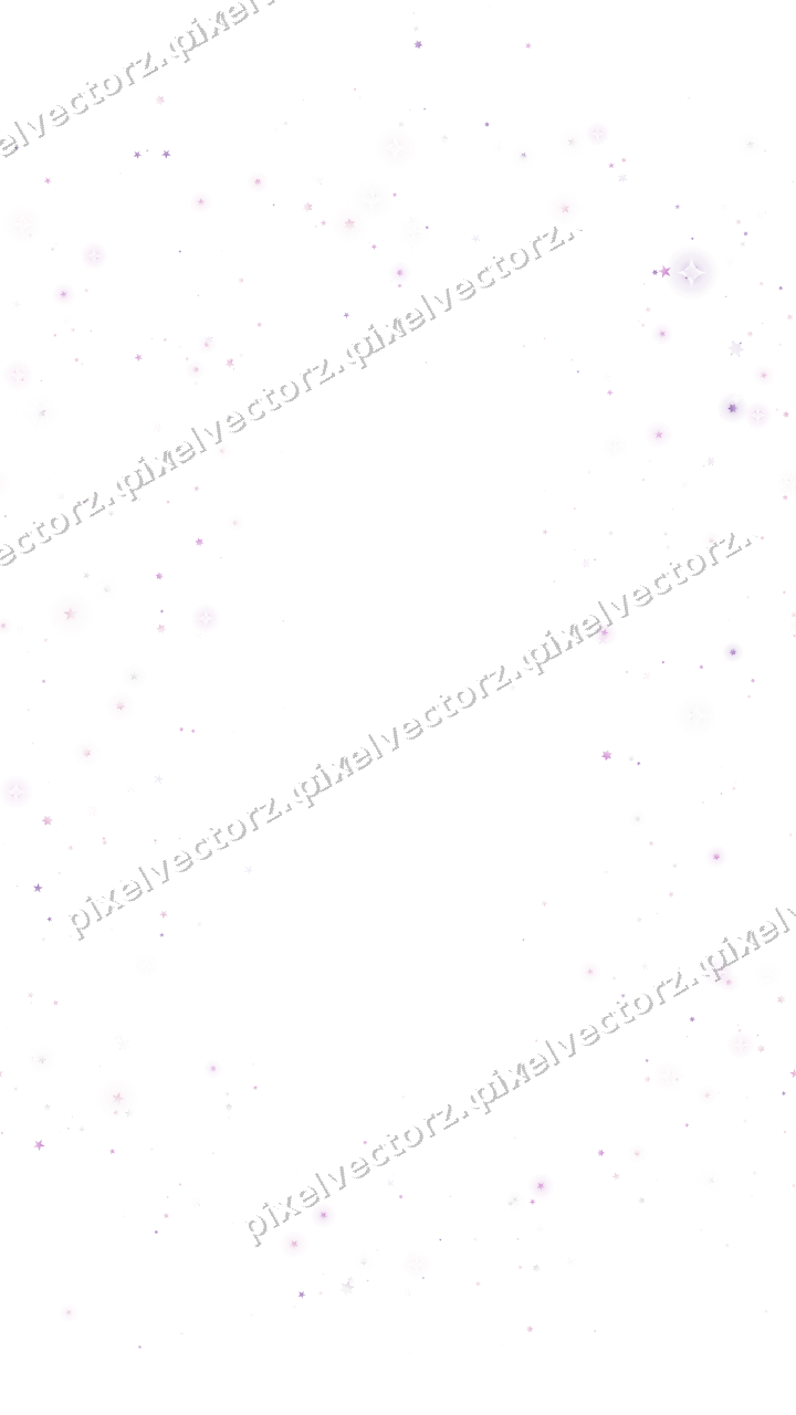 Nahtloser Glitzerkranz aus Sternen in Magenta auf transparentem Grund