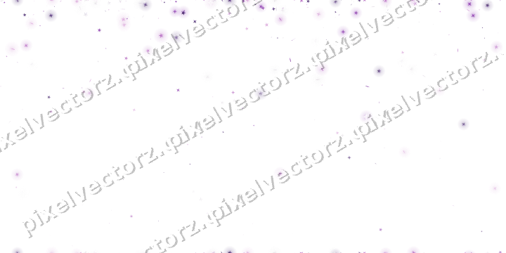 Nahtloser Glitzerregen in Violett auf transparentem Grund