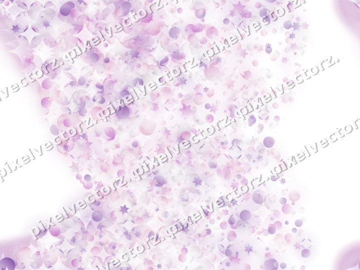 Nahtloser Glitzerfächer in Magenta und Violett auf transparentem Grund