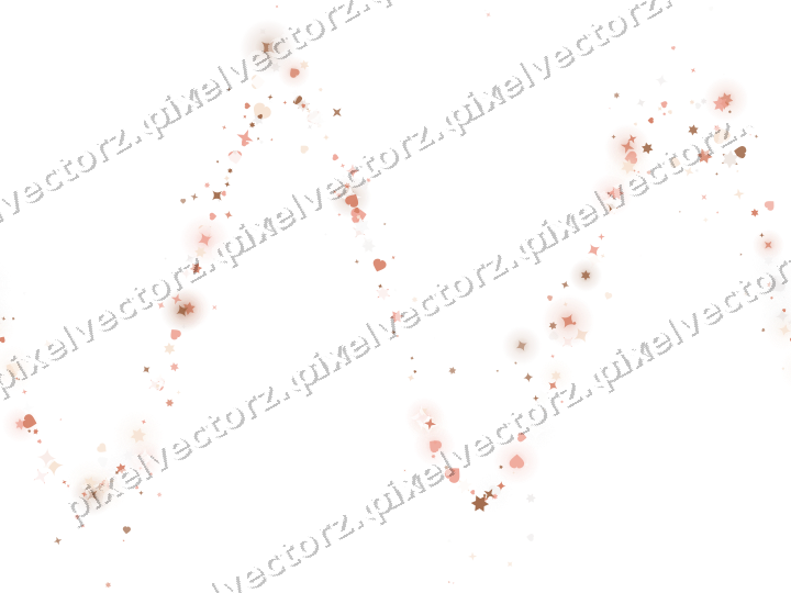 Nahtlose Glitzerwelle aus Sternen und Funken auf transparentem Grund
