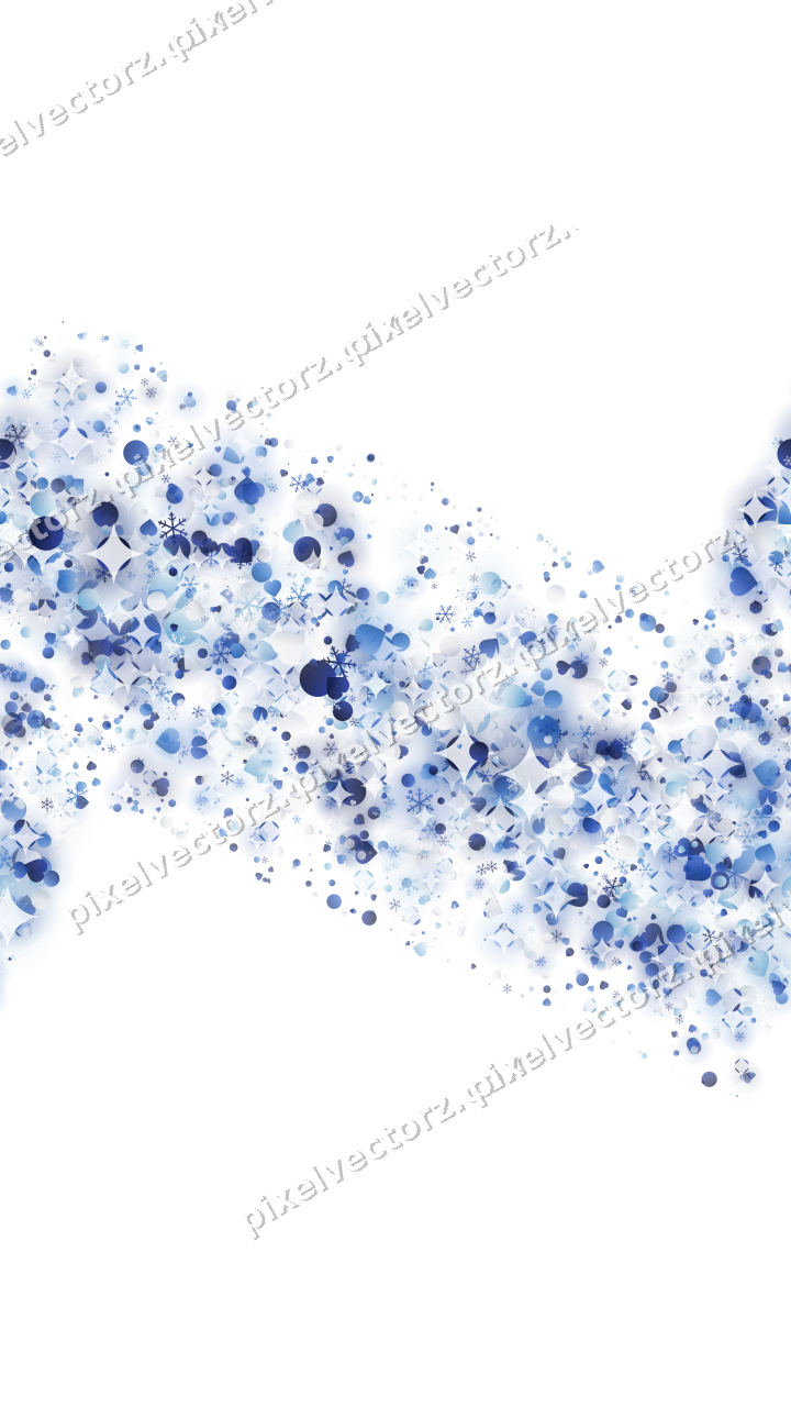 Nahtloses Glitzerband in Blau und Türkis auf transparentem Grund