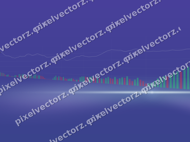 Leuchtender Neon Diagramm Hintergrund in Blau und Türkis