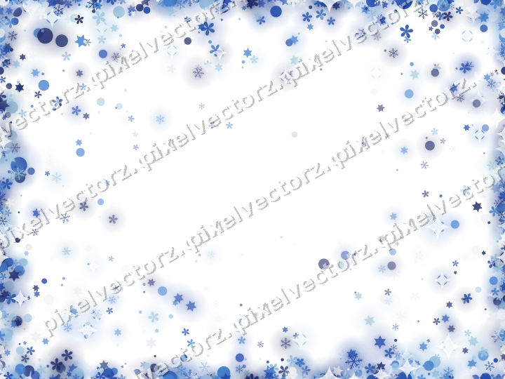 Nahtlose Glitzervignette in Blau und Türkis auf transparentem Grund