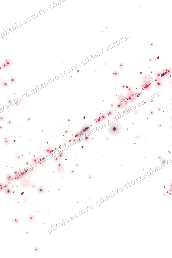 Nahtloses Glitzerband aus Rauten in Rosa auf transparentem Grund