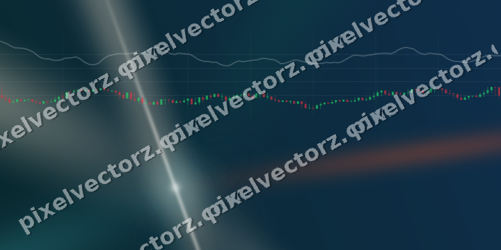 Leuchtender Neon Diagramm Hintergrund in Dunkelpetrol und Orange