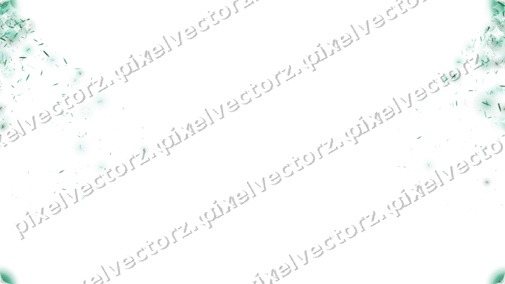 Nahtloser Glitzerfächer aus Splittern auf transparentem Grund