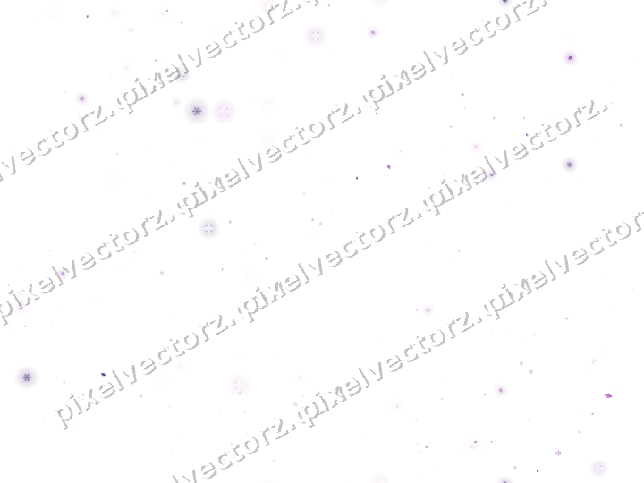 Nahtlose Glitzerstreuung in Violett auf transparentem Grund