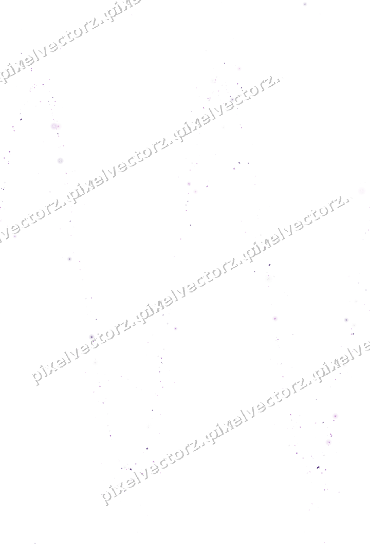 Nahtlose Glitzerwelle aus Sternen in Violett auf transparentem Grund
