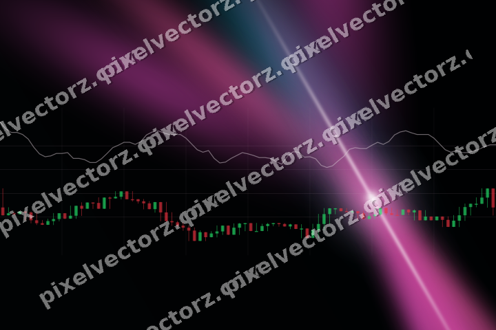 Leuchtender Neon Diagramm Hintergrund in Magenta und Violett