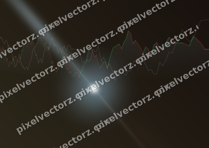 Leuchtender Neon Diagramm Hintergrund in Türkis und Rot