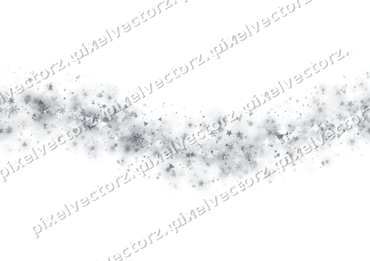 Nahtlose Glitzerwelle aus Sternen und Funken auf transparentem Grund