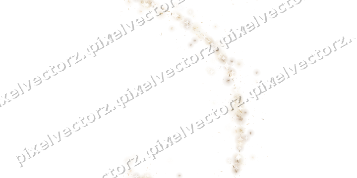 Nahtloser Glitzerbogen aus Splittern auf transparentem Grund