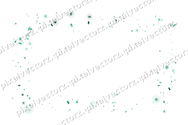 Nahtloser Glitzerrahmen auf transparentem Grund