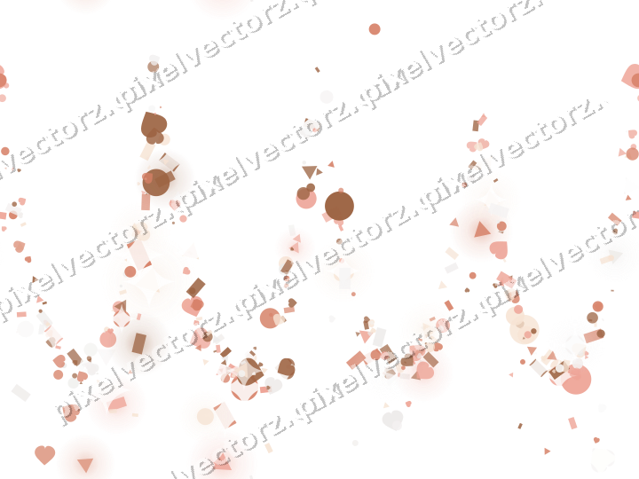 Nahtlose Glitzergirlande in Orange und Rot auf transparentem Grund