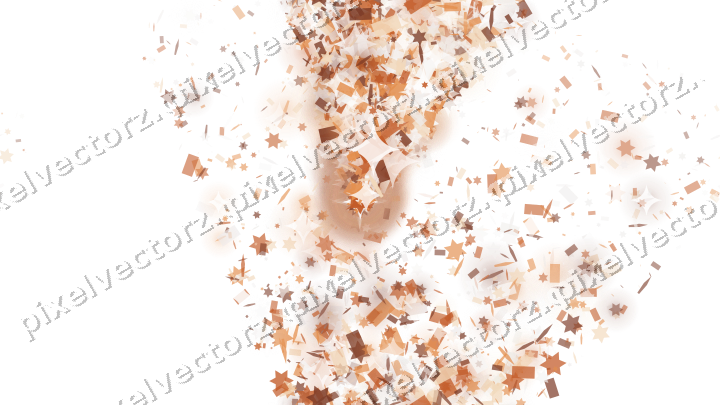Nahtloser Glitzerfächer auf transparentem Grund