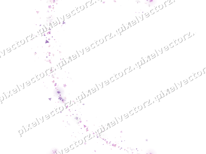 Nahtloser Glitzerbogen aus Blüten und Rauten auf transparentem Grund