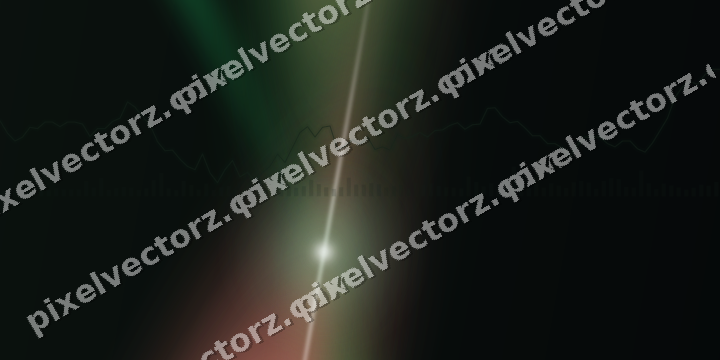 Leuchtender Neon Diagramm Hintergrund in Grün und Rot