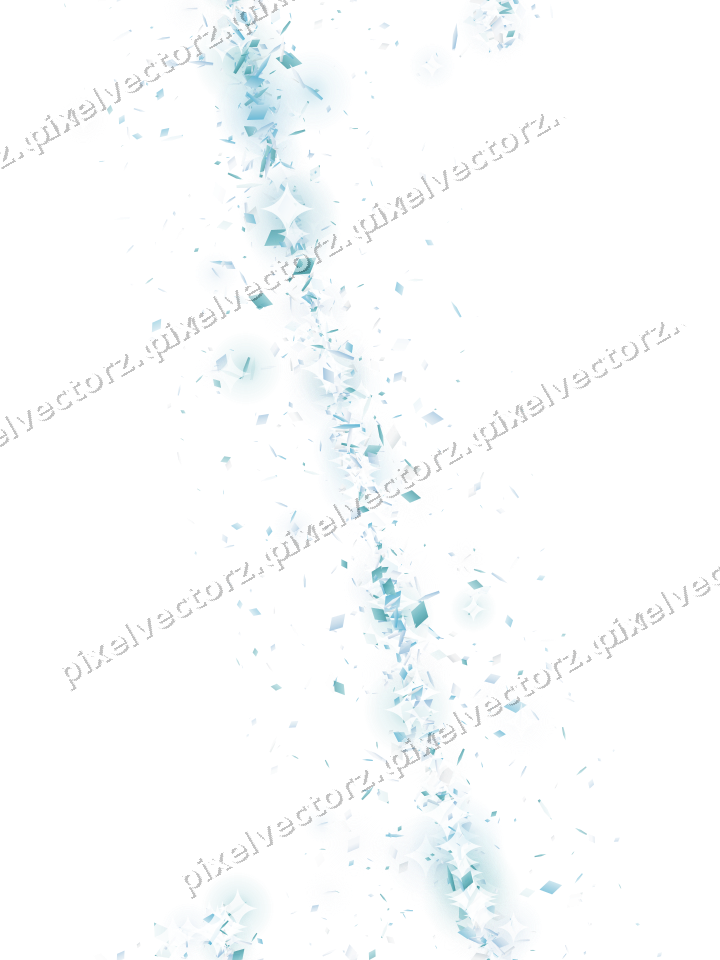 Nahtloses Glitzerband aus Rauten und Splittern auf transparentem Grund