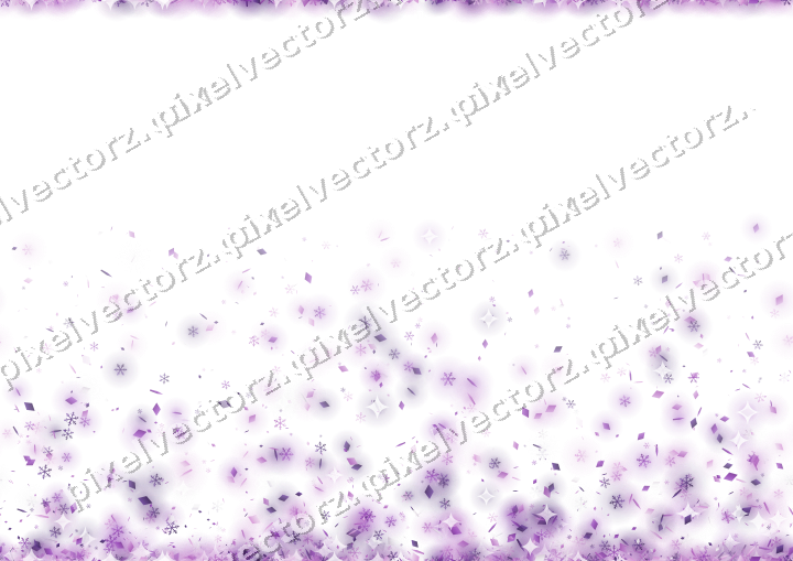 Nahtloser Glitzeraufstieg in Violett auf transparentem Grund