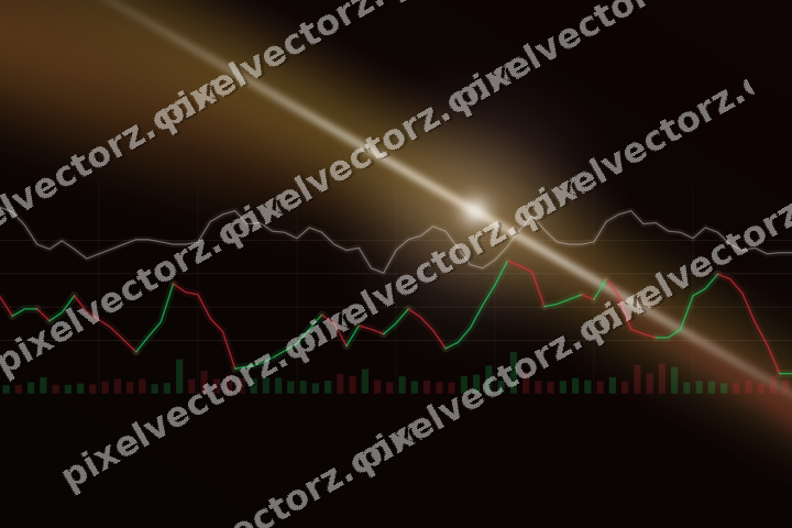 Leuchtender Neon Diagramm Hintergrund in Orange und Bernstein