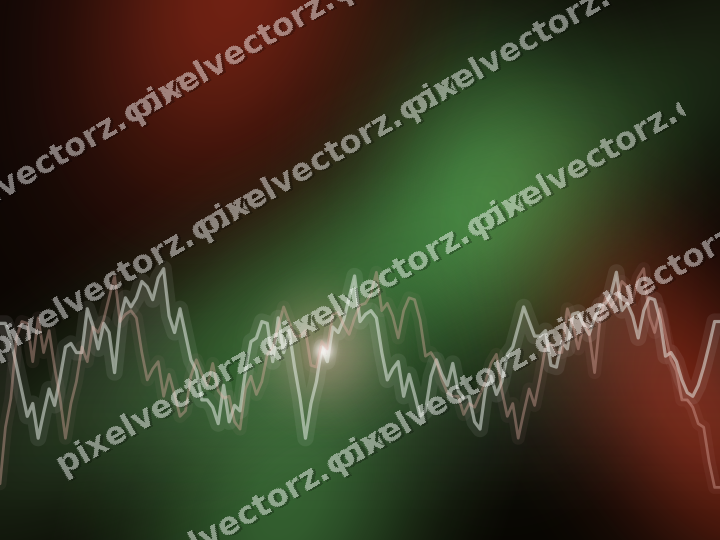 Leuchtender Neon Diagramm Hintergrund in Rot und Orange