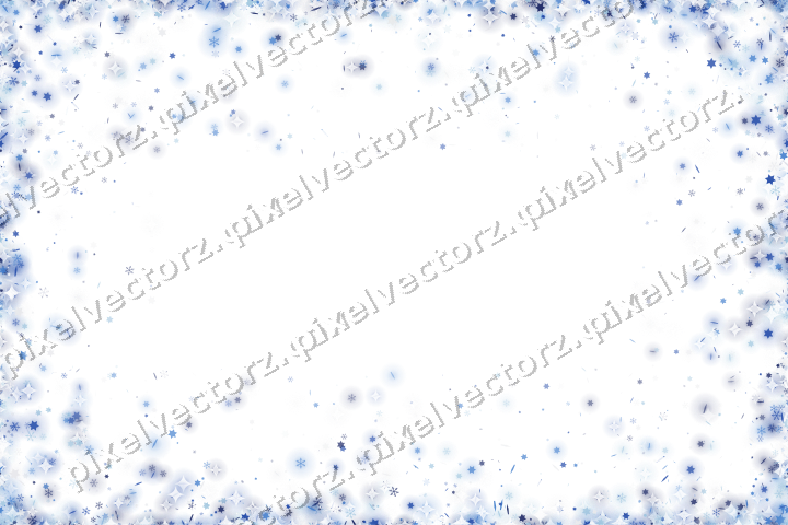 Nahtlose Glitzervignette in Blau und Türkis auf transparentem Grund