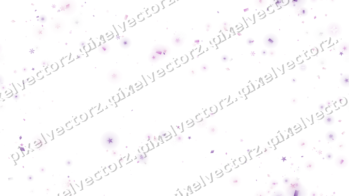 Nahtloser Glitzerkranz in Magenta und Violett auf transparentem Grund