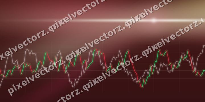 Leuchtender Neon Diagramm Hintergrund in Dunkelrosa und Rot