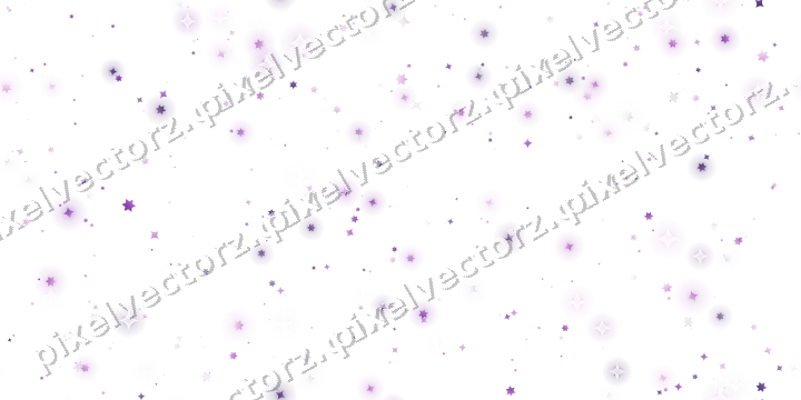 Nahtlose Glitzerstreuung in Violett auf transparentem Grund