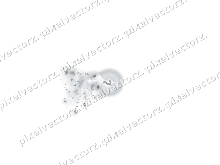 Nahtloser Glitzerfächer aus Tropfen auf transparentem Grund