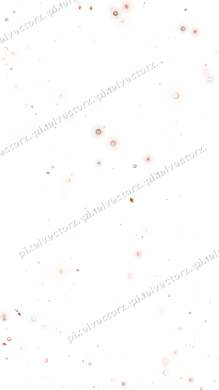 Nahtloser Glitzerkranz aus Ringen und Rauten auf transparentem Grund