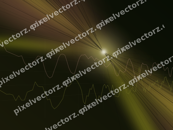 Leuchtender Neon Diagramm Hintergrund in Gelb und Rot