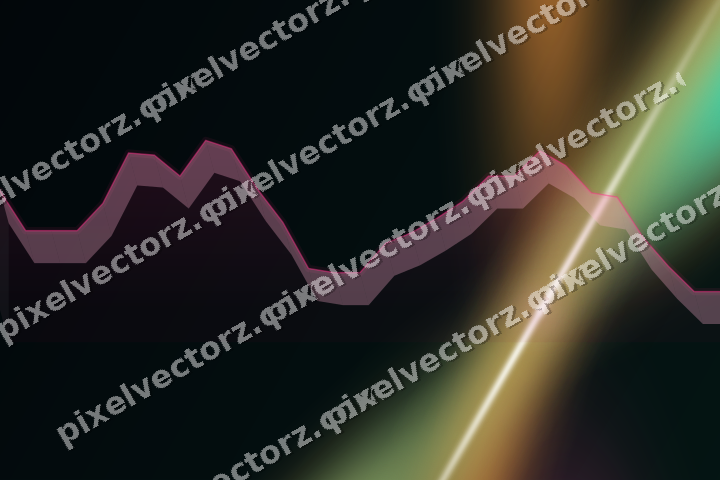 Leuchtender Neon Diagramm Hintergrund in Rosa und Orange