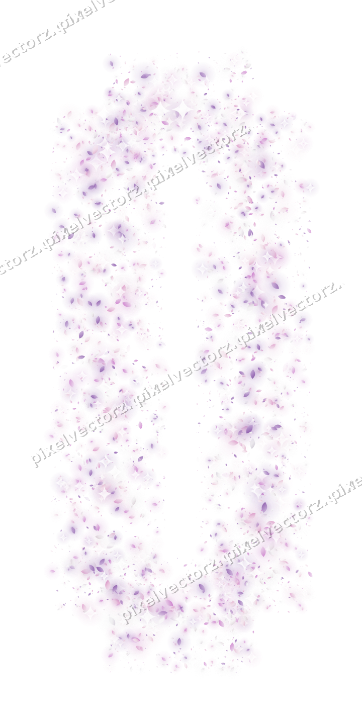 Nahtloser Glitzerrahmen aus Tropfen in Magenta auf transparentem Grund