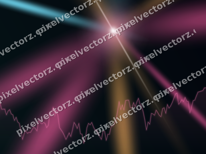 Leuchtender Neon Diagramm Hintergrund in Rosa und Türkis
