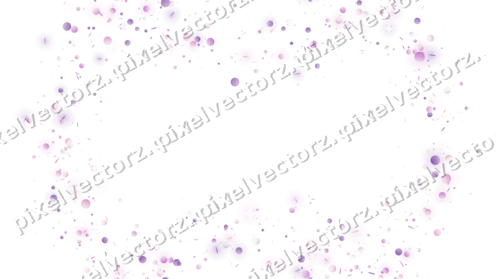 Nahtloser Glitzerkranz in Magenta und Violett auf transparentem Grund