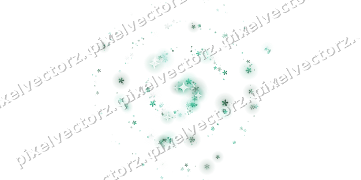 Nahtlose Glitzerspirale auf transparentem Grund