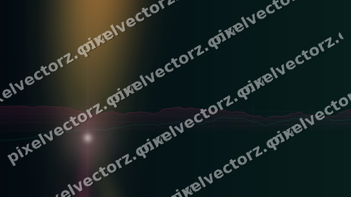 Leuchtender Neon Diagramm Hintergrund in Rosa und Orange